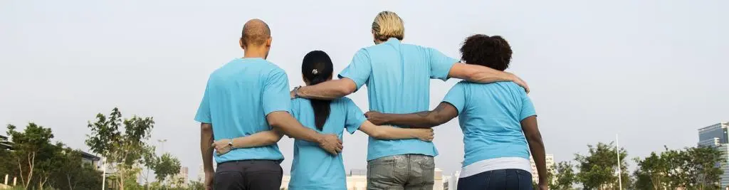 groupe de personnes volontaires