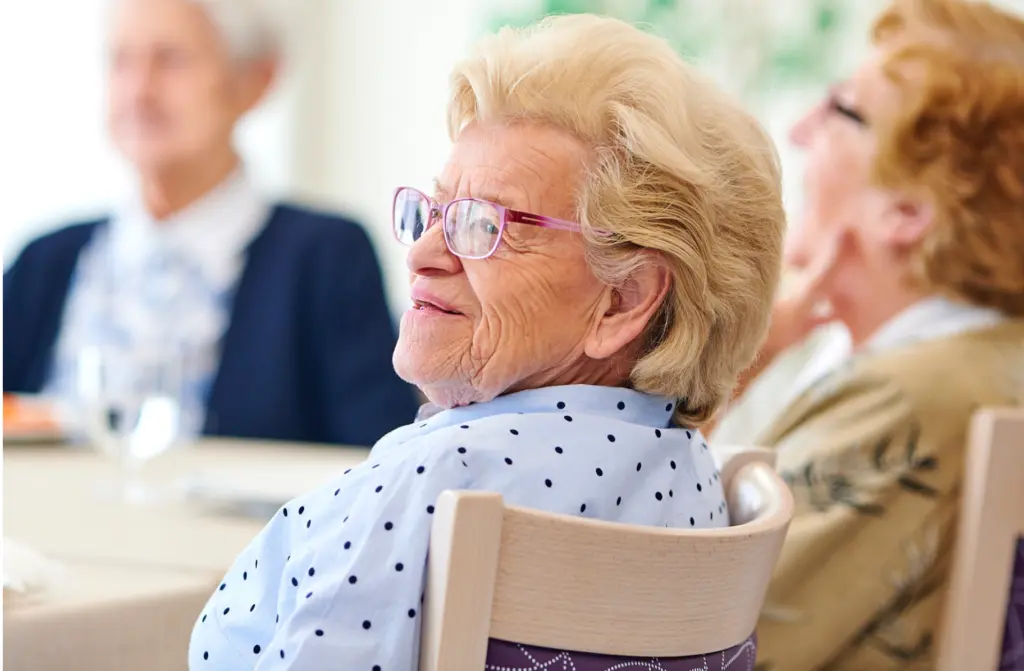 Madame Leclercq Résidente à la résidence séniors services cœur de vies à Bois Grenier